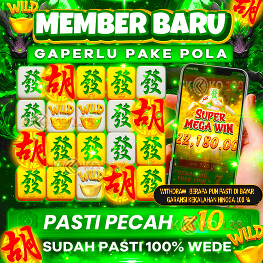 KOKO138 ⭐ SLOT SCATTER HITAM NO 1 DI ASIA DENGAN KEMENANGAN 100% DI BAYAR TUNTAS